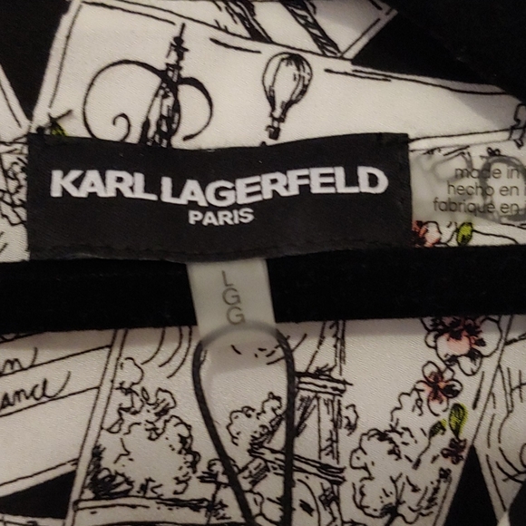 Karl Lagerfeld-Paris chic blouse - Picture 3 of 6